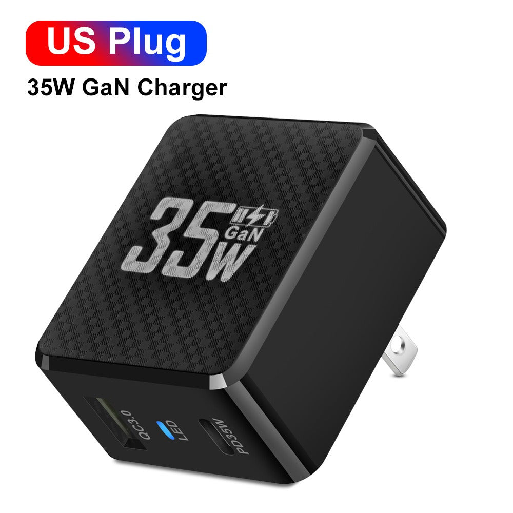 Gallium Nitride GaN35W Fast Charging Head QC3.0 Charger