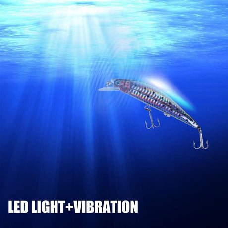 Twitching Fishing Lures Bait Electric Life-like vibrate fishing Lures USB Rechargeable Flashing LED light - V.I.P Digital Presence