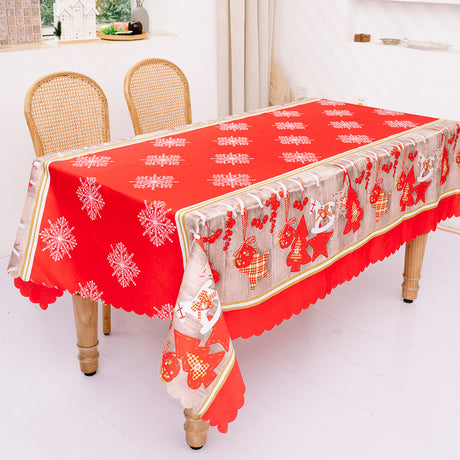 Christmas Decoration Creative Christmas Printed Tablecloth Table Flag Christmas Desktop Decoration Supplies - V.I.P Digital Presence