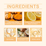 Lemon Turmeric Acid Soap Cold Wash Bath Gentle Cleansing Skin Care Facial Body Universal