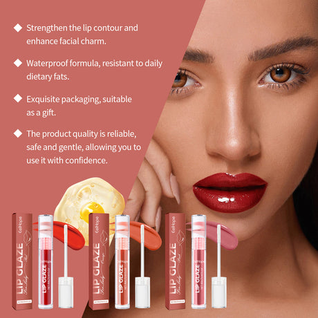Lip Glaze Lip Moisturizing Color Bright Color Lasting Non-Fading Non-Stick Cup Portable Moisturizing Lip Glaze - V.I.P Digital Presence