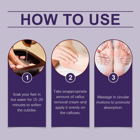 Foot Callous Removal Repair Cream Gently Softers Exfoliation Soothing Dry Moisturizing Hydrating Repair Cream - V.I.P Digital Presence