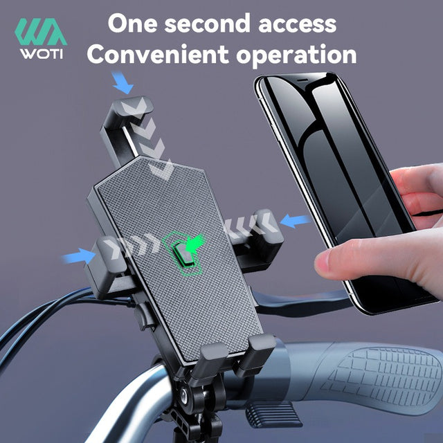 360 Degree Mobile Stand Anti-shock Shockproof Scooter E-Bike Bike Motorcycle Phone Holder - V.I.P Digital Presence