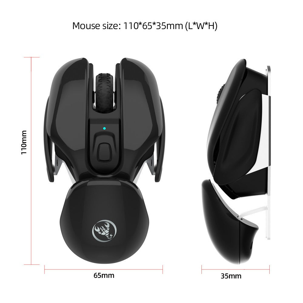 New USB wireless mouse 1600DPI rechargeable office mouse desktop laptop accessories - V.I.P Digital Presence