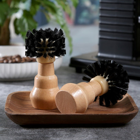 Coffee machine powder bowl cleaning brush Solid wood handle cleaning brush Coffee powder bowl brush cleaning brush - V.I.P Digital Presence