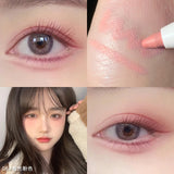 1Pcs  Diamond Glitter Eyeshadow Liner Pencil Face Makeup Highlighter Long lasting Matte Pink Silkworm Champagne Gold Eyeliner Pen - V.I.P Digital Presence