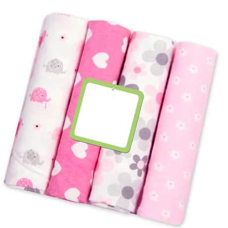 4Pcs/Lot Baby Blankets Newborn Muslin Diapers 100% Cotton Baby Swaddle Blanket for Newborns Photography Kids Muslin Swaddle Wrap - V.I.P Digital Presence