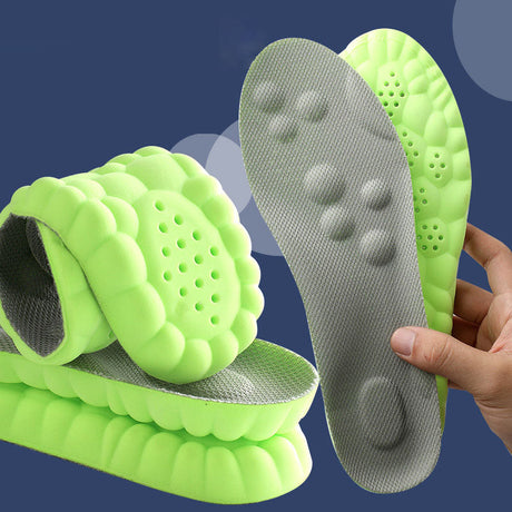 4D massage sports insole with a feeling of stepping on feces, PU fully padded air cloud insole - V.I.P Digital Presence