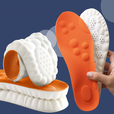 4D massage sports insole with a feeling of stepping on feces, PU fully padded air cloud insole - V.I.P Digital Presence