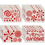 Christmas meal mat linen candy letter printed table mat living room dining table decoration insulation mat - V.I.P Digital Presence