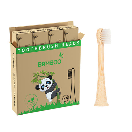 Suitable for Philips electric toothbrush natural bamboo biodegradable bamboo toothbrush head made of bamboo - V.I.P Digital Presence