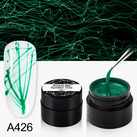 ROSALIND Gel Spider Line For Nails Art Gel Polish UV Colors Painting Gel Nail Polish Spider Gel Lacquer Web Stickers Gel Polish - V.I.P Digital Presence