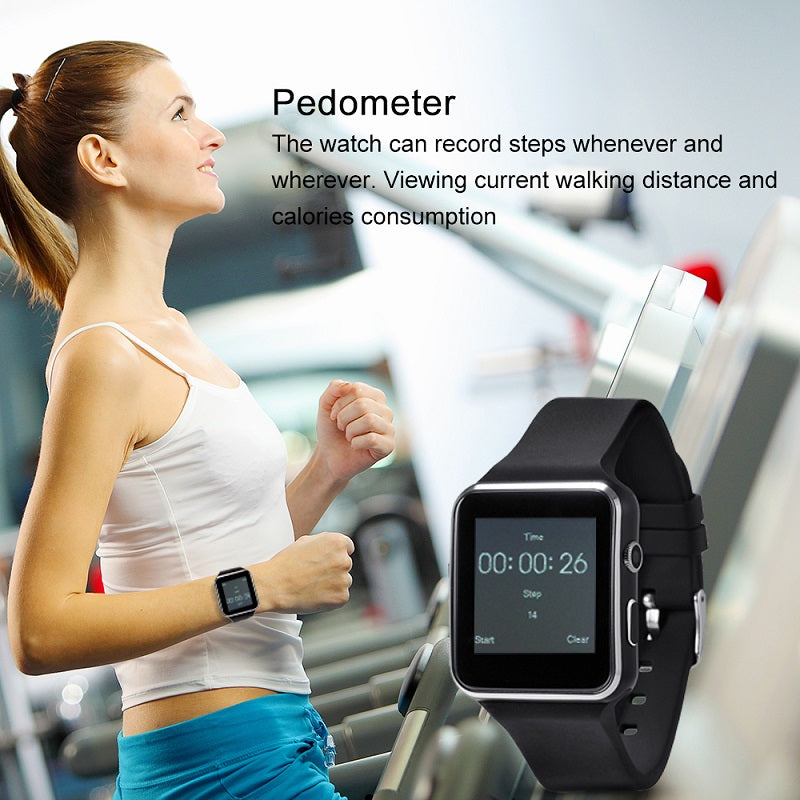 Arrival X6 Smart Watch with Camera Touch Screen Support SIM TF Card Bluetooth Smartwatch for iPhone Xiaomi Android Phone - V.I.P Digital Presence