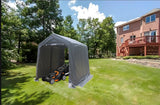 7x12 ft Outdoor Gazebo Portable Storage Shelter Shed with 2 Roll up Zipper Doors & Vents Carport - V.I.P Digital Presence