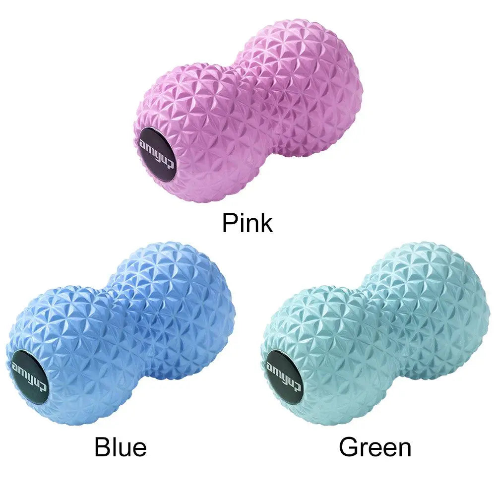 Pelota de masaje EVA Peanut, pelota de masaje doble de lacrosse, pelota de movilidad para fisioterapia, herramienta de masaje de tejido profundo para espalda, manos y pies.