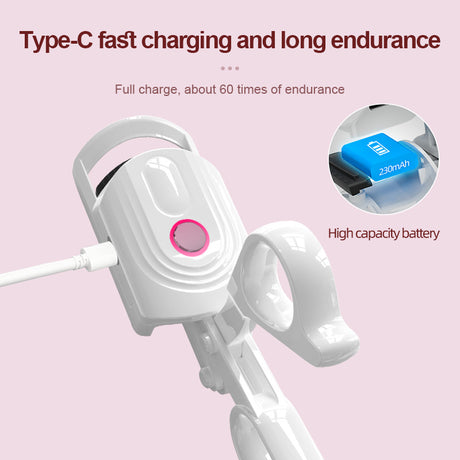 Electric eyelash curler three speed temperature portable novel and long-lasting curly eyelashes electric eyelash curler - V.I.P Digital Presence