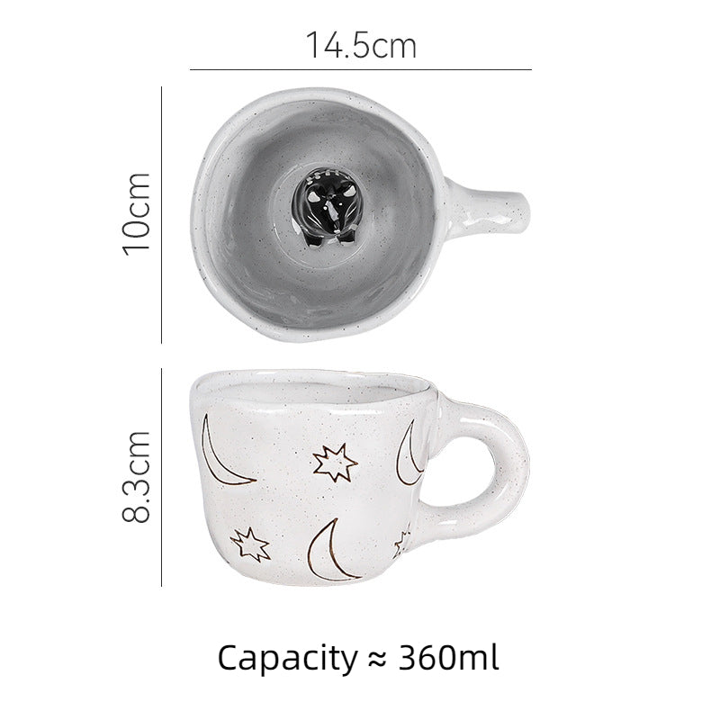 3D ceramic coffee cup with animal creativity and cute ceramic mug inside - V.I.P Digital Presence