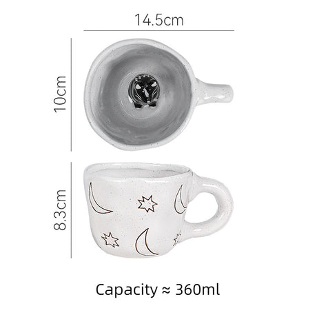 3D ceramic coffee cup with animal creativity and cute ceramic mug inside - V.I.P Digital Presence