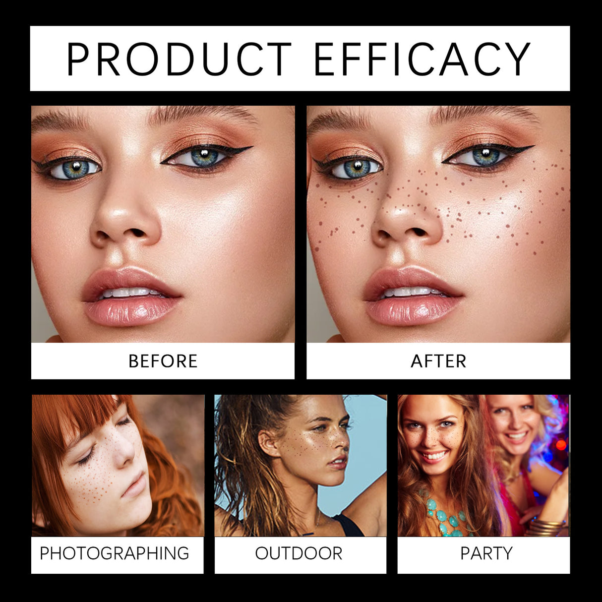 Makeup Patches, Waterproof And Sweat Resistant Long-Lasting Natural Freckles Makeup Stickers - V.I.P Digital Presence