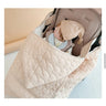 Winter Stroller Blanket Fleece Warm Baby Blanket Newborn Swaddle Infant Accessory Quilted Windproof Cloak Strap Wrap Quilt Cover