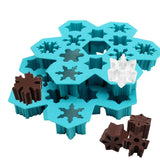 1 PCS Christmas Ice Molds Chocolate Snowflake Cookie Gummies Gummy Silicone Soap Biscuit - V.I.P Digital Presence