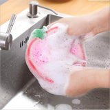 Thickened fruit sponge cleaning wipe large absorbent kitchen dishwashing scouring pad styling pot brush - V.I.P Digital Presence