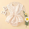 Solid color backless lace up baby jumpsuit - V.I.P Digital Presence