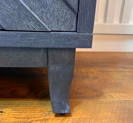 Stronger Vintage Style Buffet Cabinet Lacquered Accent Storage 4 Door Wooden Cabinets Taupe Grey - V.I.P Digital Presence