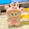 Ropa] Ropa Labubu con colgante de cara de PVC, ropa para muñecas de la serie Labubu Sitting Party