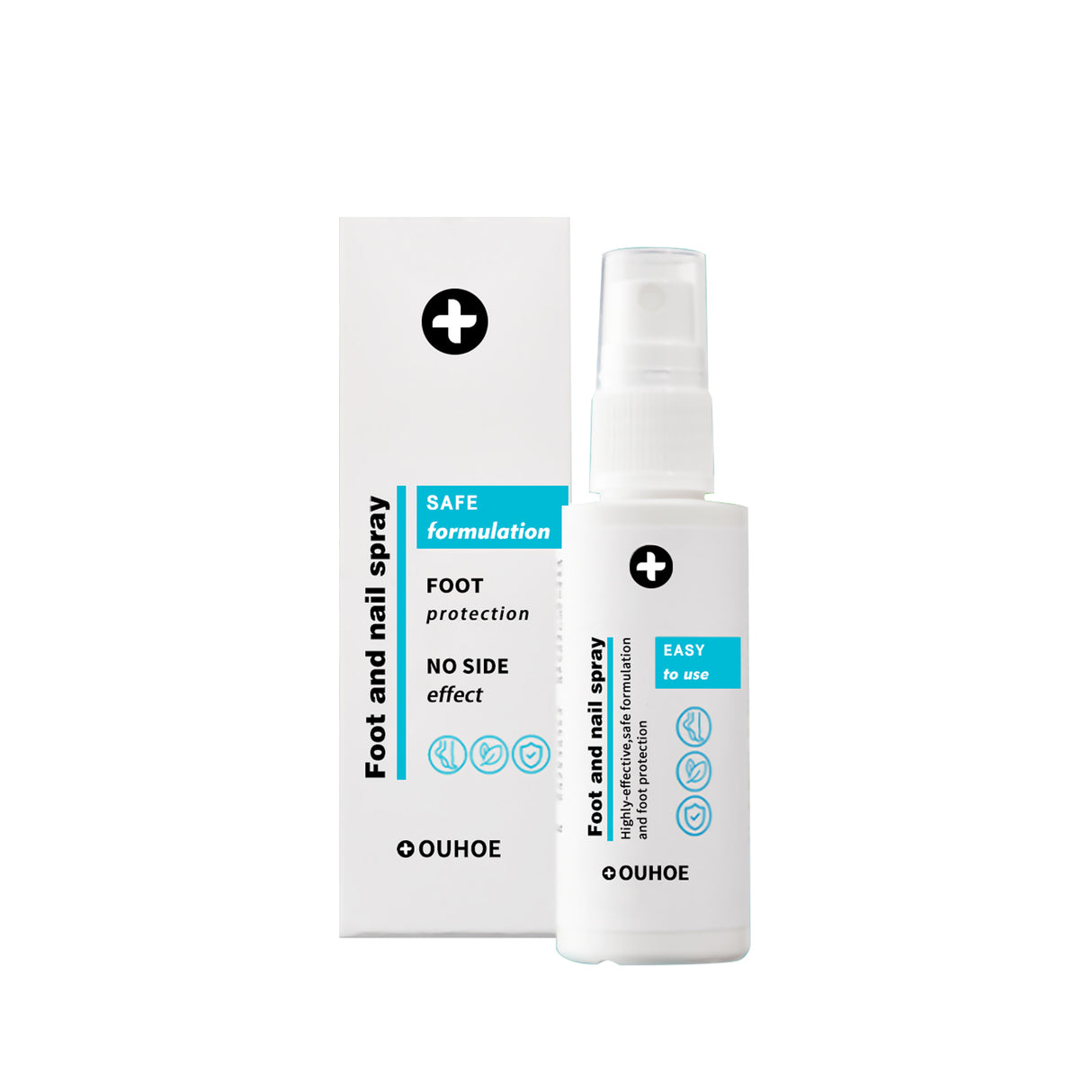 Foot Spray Foot Skin Moisturizing, Anti-Cracking, Deodorizing, Deodorizing And Repairing Nail Care Spray - V.I.P Digital Presence