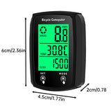 Wired LCD Digital Bicycle Computer - Speedometer and Odometer with Backlight, a Must - have Bike Accessory - V.I.P Digital Presence
