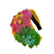 Handmade fabric flower wide exaggerated headband headwear - V.I.P Digital Presence