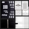 100 Envelope Challenge Binder Couples 100 Day Challenge Savings Savings Notebook - V.I.P Digital Presence