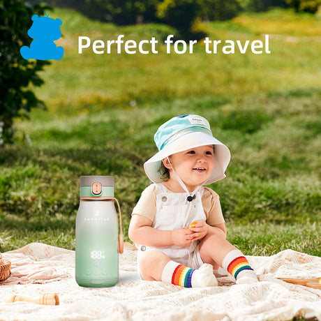 Portable rechargeable smart milk kettle heated Baby Milk Travel Water Kettle - V.I.P Digital Presence