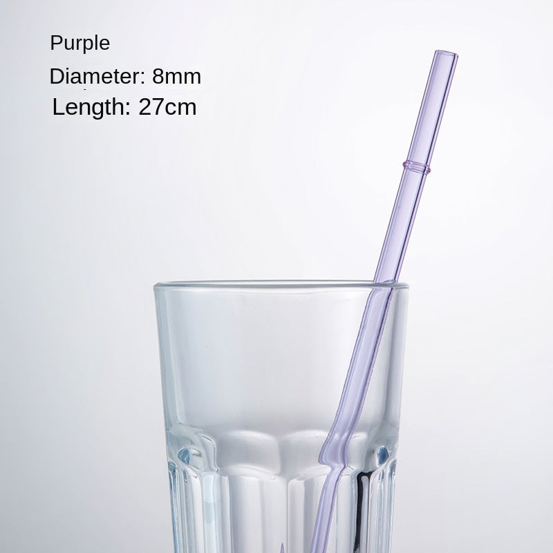 Eco-Friendly High Borosilicate Glass Straw Durable Heat-Resistant Starbucks Kids Straw 27cm Customized - V.I.P Digital Presence