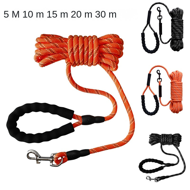Extended Traction Rope 10m 20m 30m Recall Training Camping Backyard Dog Walking Rope Reflective Tracking Dog Leash - V.I.P Digital Presence