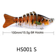 10cm Luya Bait Multi-Section Fish Plastic Hard Bait 15.5g Seven Sections Luya Bionic Bait Section Long Distance Cast Fake Bait Bait - V.I.P Digital Presence