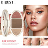 QIBEST High Gloss Repairing All-In-One Plate Matte Brightening Glitter Powder Blush Rouge Plate Powder Cake Repairing Plate - V.I.P Digital Presence