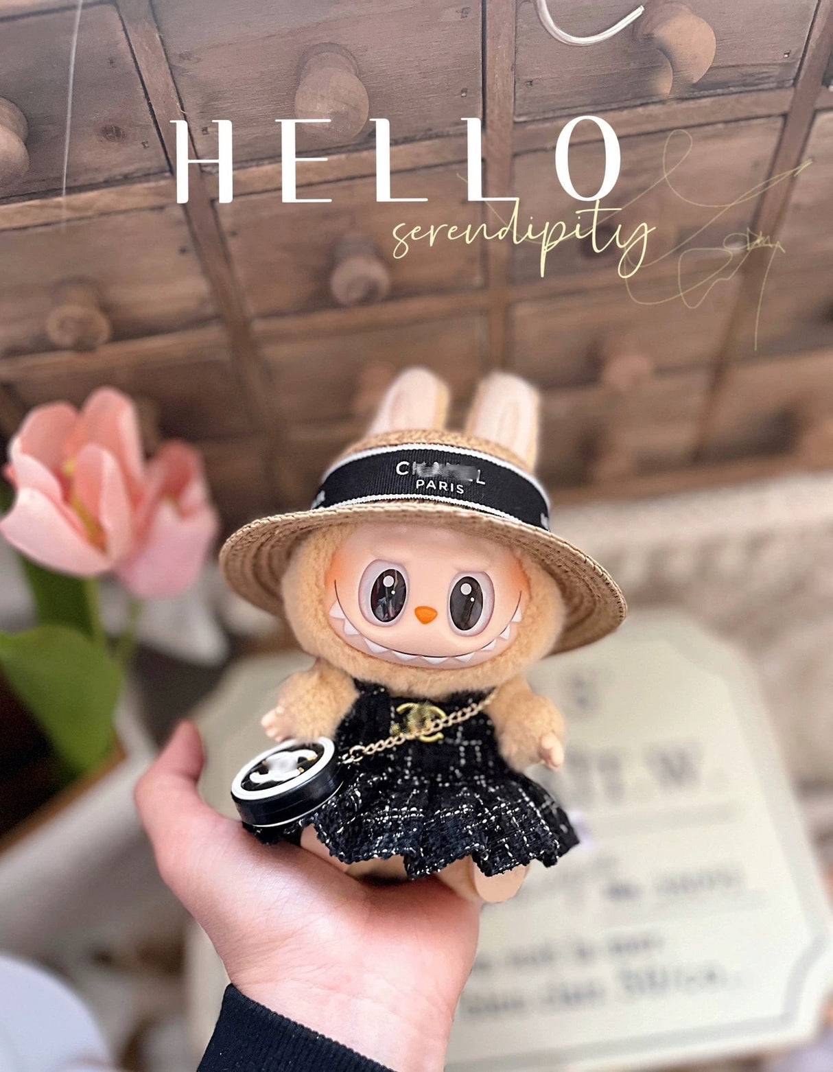 Accesorios de ropa compatibles con muñecas Labubu Mario Mushroom Princess Cute