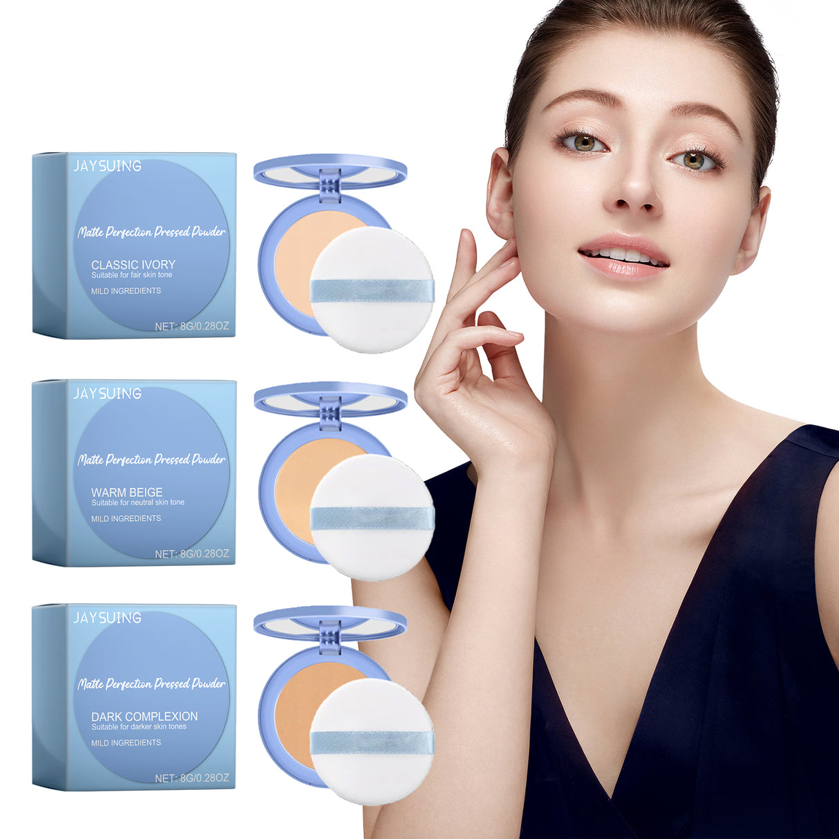 Oil Control Setting Powder, Light Setting Powder Delicate Skin Friendly Waterproof Oil Control Brightening Skin Tone - V.I.P Digital Presence