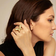 18K Gold-Plated Stainless Steel Butterfly Ring - V.I.P Digital Presence