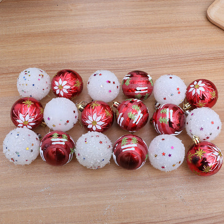 Christmas hanging ball Christmas tree decoration snowflakes five-star Christmas ball accessories combination - V.I.P Digital Presence