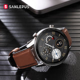 Reloj inteligente SANLEPUS ECG con Bluetooth y llamadas para hombre y mujer, pulsera deportiva de fitness, compatible con Android, Apple, Xiaomi y Huawei. 