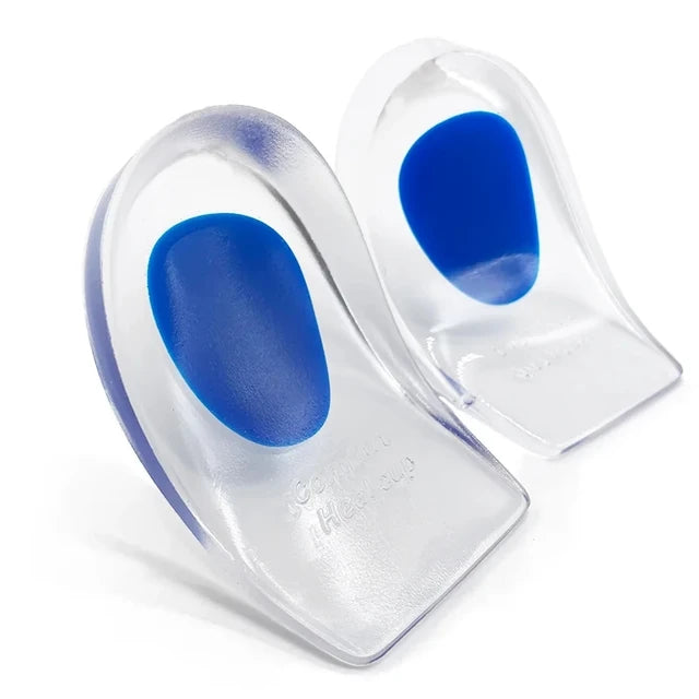 1pair Soft Silicone Gel Lnsoles Men Women TransparentRelieve Foot Pain Heel Lnsoles Foot Massager CareShoe Pad Foot Care Tool - V.I.P Digital Presence