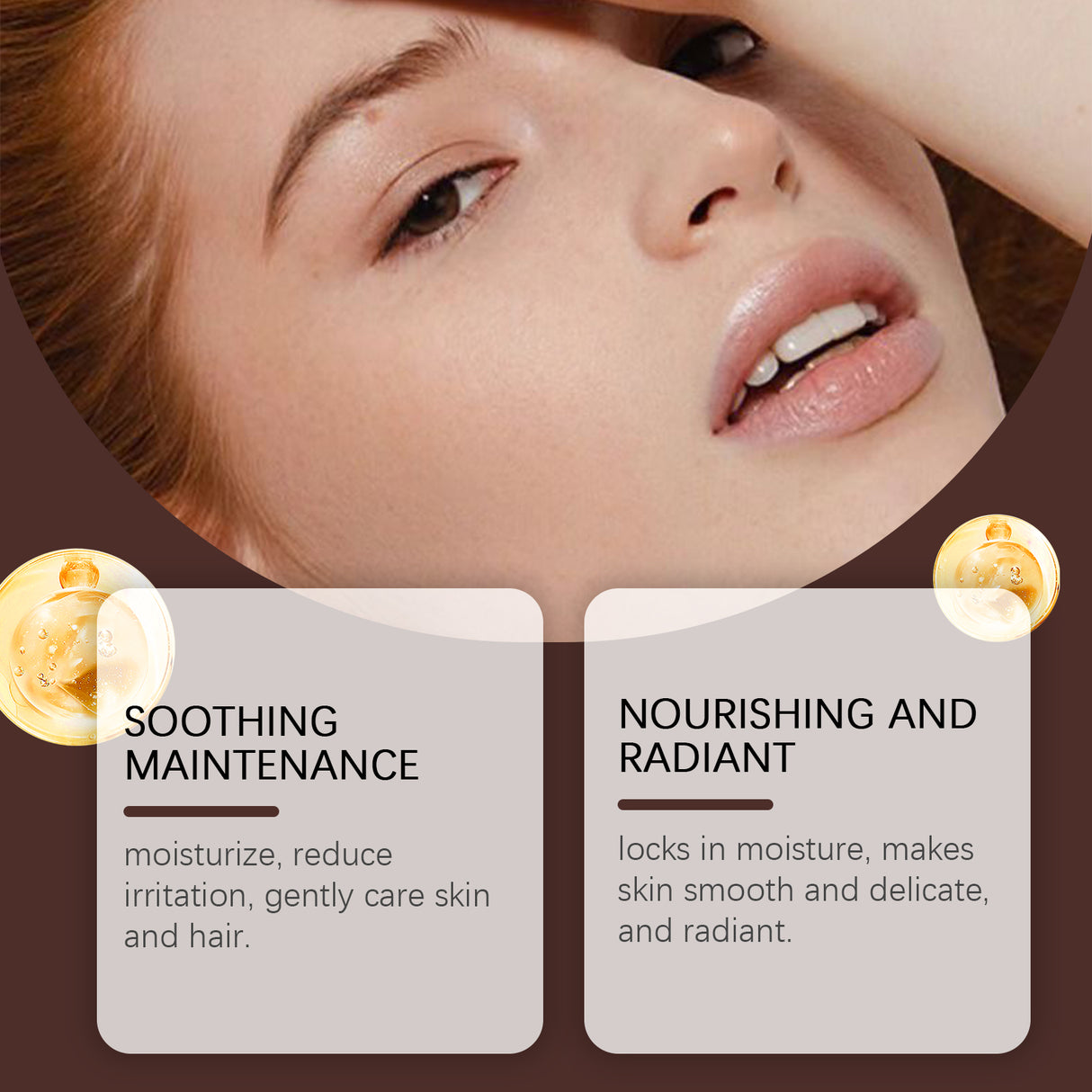 Organic Castor Oil Body Skin Nourishing Hydrating Brows Hair Hydrating Massage Oil