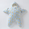 Saco de dormir para bebé, diseño de estrella de mar y cordero, con algodón grueso y cálido, acolchado antipatadas.