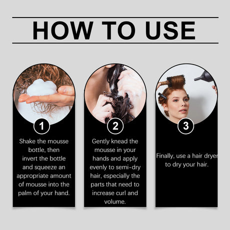 Volumizing Curls Styling Mousse Hair Styling Wax Foam Curls Moisturizing Treatment Mousse - V.I.P Digital Presence