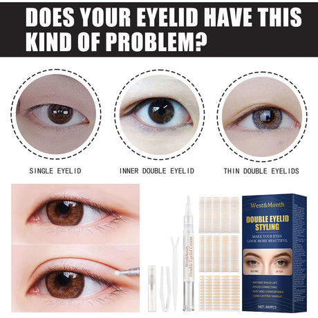 Double Eyelid Styling, Invisible Glue-free Natural Mesh Is Sticky When It Meets Water Lace Olive Type - V.I.P Digital Presence