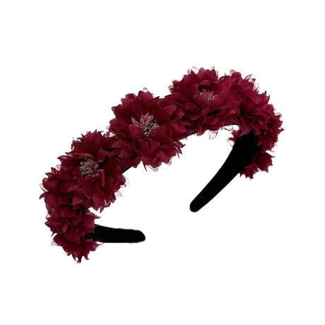 Fashionable fabric flower stamen flower hair hoop for women - V.I.P Digital Presence