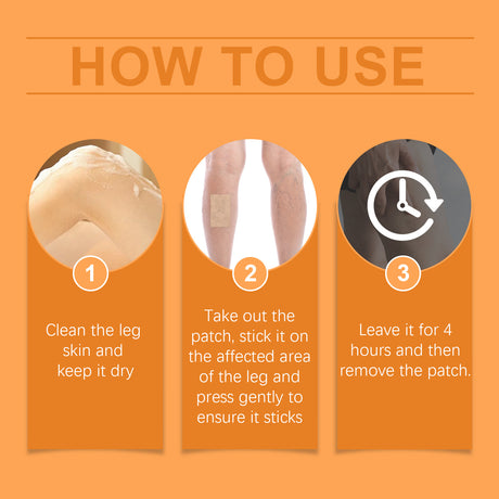 Leg Care Patch To Relieve Leg Discomfort, Blue Veins And Bumps Mild Formula To Protect Leg Vitality - V.I.P Digital Presence